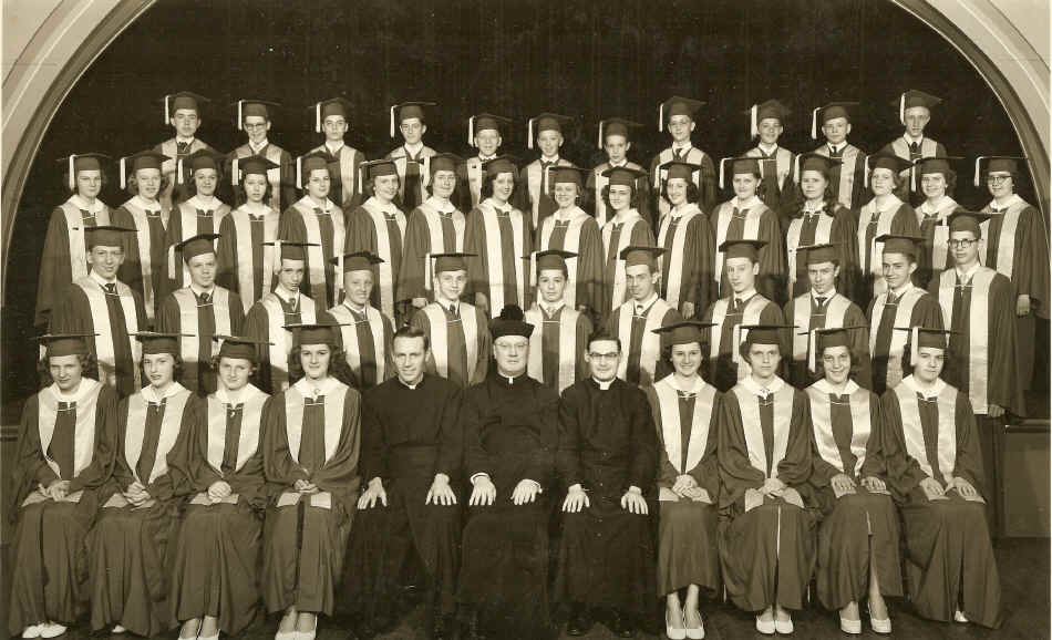 1953 St.Mark Graduating Class.jpg (975662 bytes)